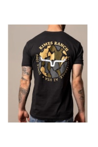 Camiseta Kimes Ranch CIRCULAR DUCK Preto