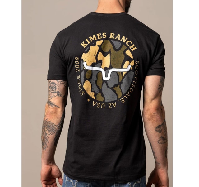 Camiseta Kimes Ranch CIRCULAR DUCK Preto