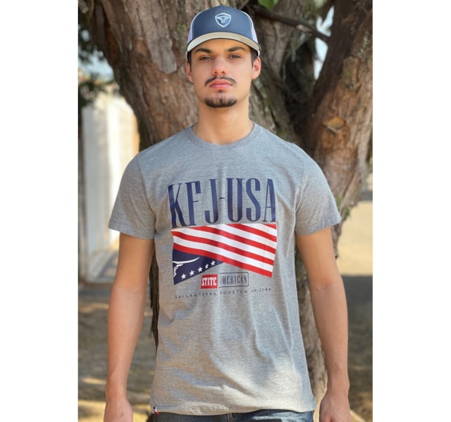 Camiseta King Farm 656 Cinza Mescla