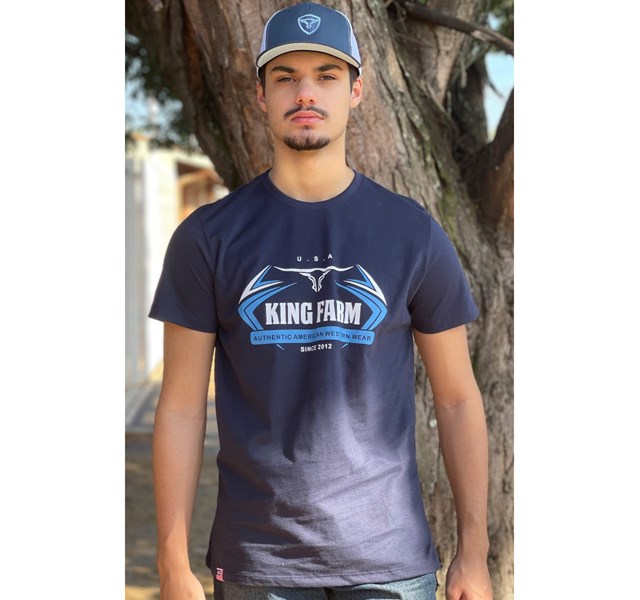 Camiseta King farm 731 Azul Marinho