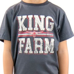 Camiseta King Farm Azul Marinho Infantil KF-03-KIDS