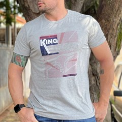 Camiseta King Farm Cinza Mescla GCM582