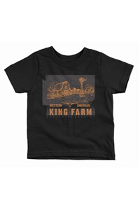 Camiseta King Farm Infantil GCK591 Preto