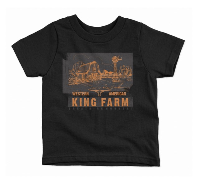 Camiseta King Farm Infantil GCK591 Preto
