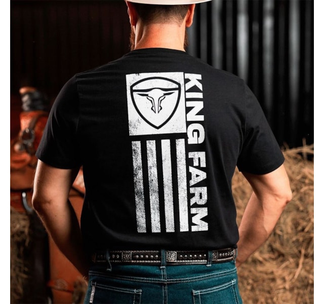 Camiseta King Farm Preto GCM-783