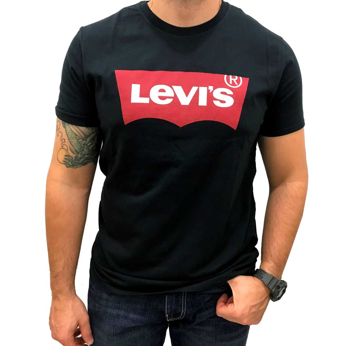 camisa levis preta