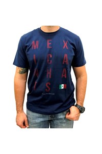 Camiseta Mexican Shirts Culture Azul Marinho