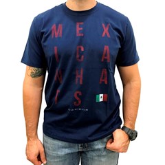 Camiseta Mexican Shirts Culture Azul Marinho