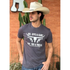 Camiseta Moiadeiros MC696 Cinza Escuro