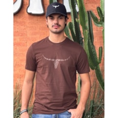 Camiseta Moiadeiros MC766 Marrom