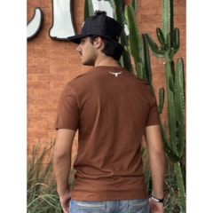 Camiseta Moiadeiros MC771 Marrom Cacau
