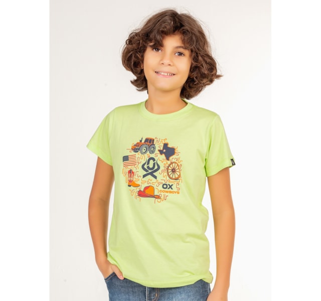 Camiseta Ox Horns Infantil 5244