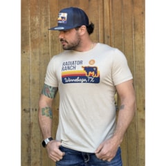 Camiseta Rodeo Time T-139 Bege Mescla