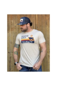 Camiseta Rodeo Time T-139 Bege Mescla