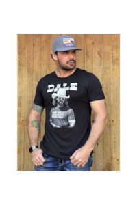 Camiseta Rodeo Time T-141 Preto Mescla