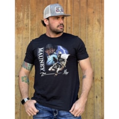 Camiseta Rodeo Time T-62 Preto Mescla
