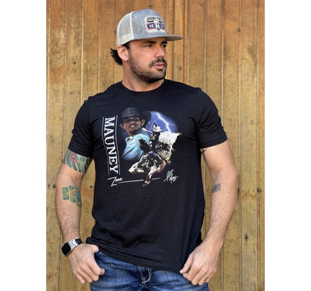 Camiseta Rodeo Time T-62 Preto Mescla