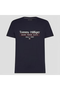Camiseta Tommy Hilfiger- ABMW0MW38621-THDW5