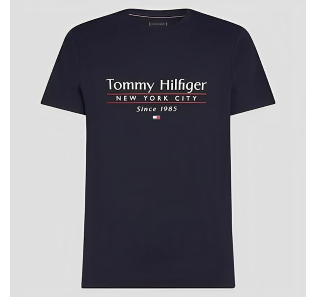 Camiseta Tommy Hilfiger- ABMW0MW38621-THDW5