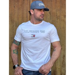 Camiseta Tommy Hilfiger Branco THMW0MW36445-THYBR