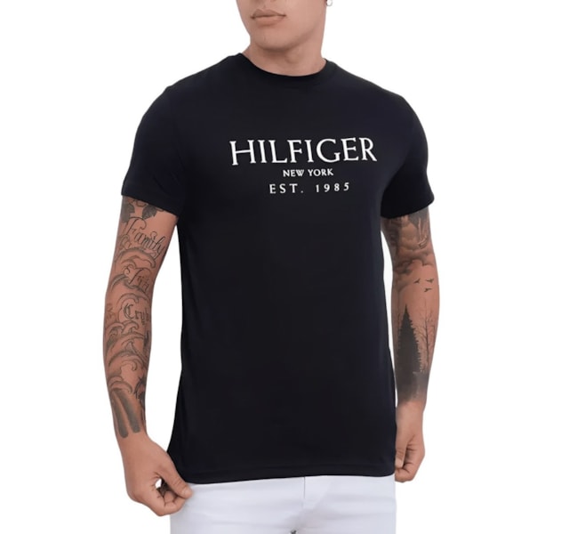 Camiseta Tommy Hilfiger Plus Size THMW0MW37920-THBDS