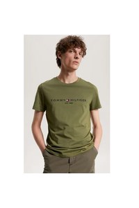 Camiseta Tommy Hilfiger Verde Musgo ABMW0MW16171-THMS2