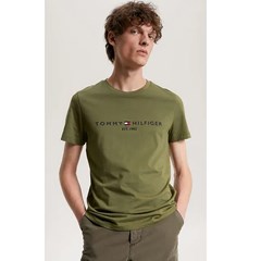Camiseta Tommy Hilfiger Verde Musgo ABMW0MW16171-THMS2