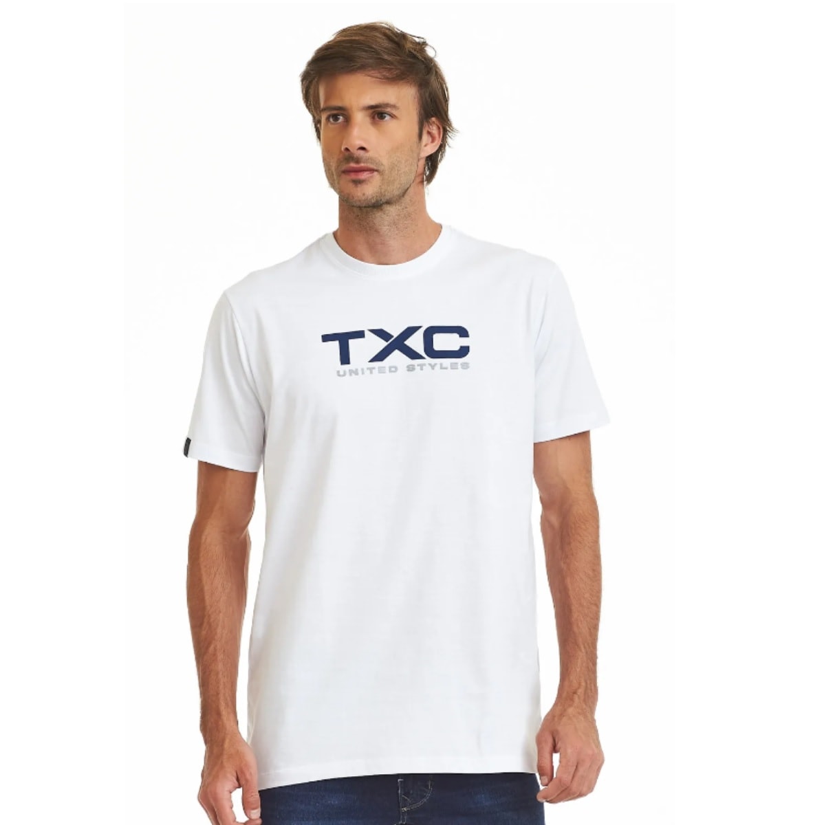 TKCです。 Camiseta Masculina Cinza TXC 38275 | Ponto