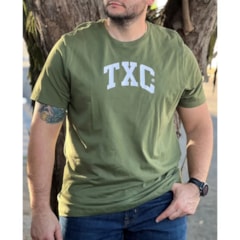 Camiseta TXC 19737P Plus Size Verde Militar
