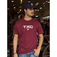 Camiseta TXC Plus Size 192336P Bordô