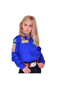 Camisete Infantil MLBI GREEN Azul