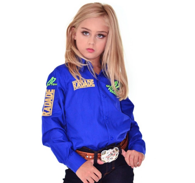 Camisete Infantil MLBI GREEN Azul