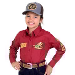 Camisete Infantil MLBI GREEN Vermelho