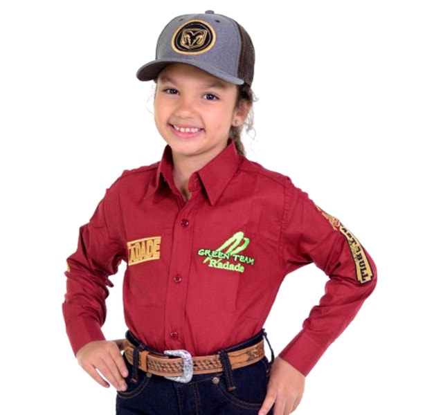 Camisete Infantil MLBI GREEN Vermelho