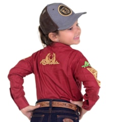 Camisete Infantil MLBI GREEN Vermelho
