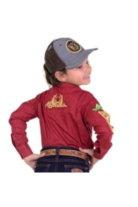 Camisete Infantil MLBI GREEN Vermelho