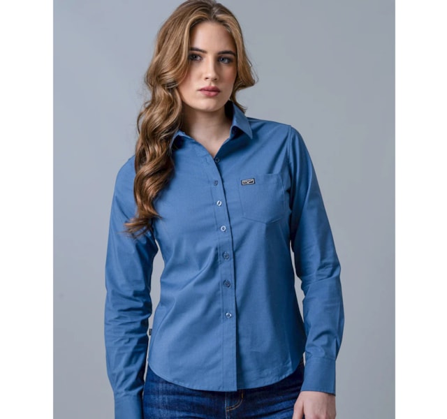 Camisete Kimes Ranch LADIES LINVILLE Azul Petróleo