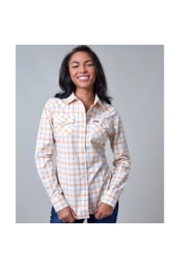 Camisete Kimes Ranch LADIES LUCAS PLAID