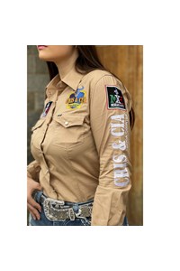 Camisete Mexican Shirts 0073B Bege