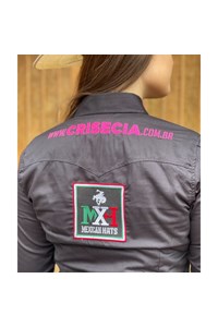 Camisete Mexican Shirts 0073B Preto/Rosa