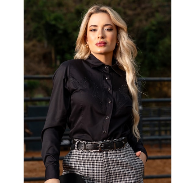 Camisete Miss Country 2072 Preto