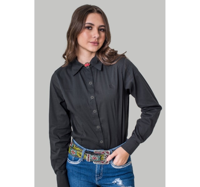 Camisete Miss Country Classic Rodeo Preto 2048