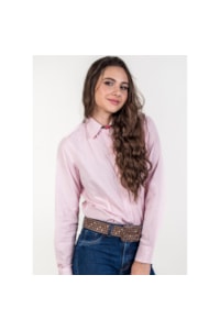 Camisete Miss Country Classic Rosa/Branco 2048