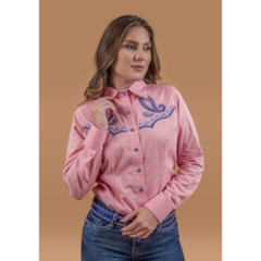 Camisete Miss Country Sense Rosa 2051