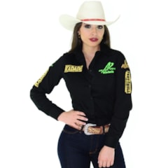 Camisete Radade Preto ML GREEN TEAM