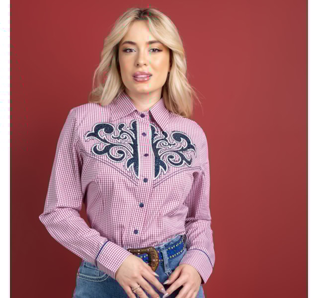 Camisete Xadrez Miss Country 2067
