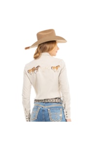 Camisete Zenz Western Summy Bege ZW0324017