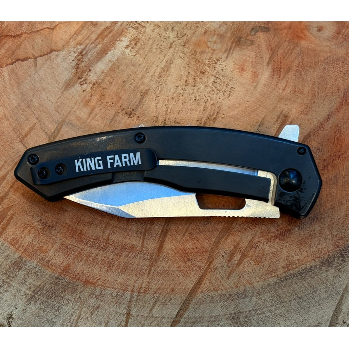 Canivete King Farm Inox KF11 | Cris & Cia