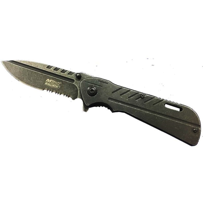 Canivete M.Tech EUA Ballistic Grafite MT-A890 | Cris & Cia