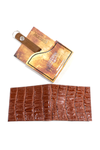 Carteira Cincow Print Crocodilo Guaraná CW9157
